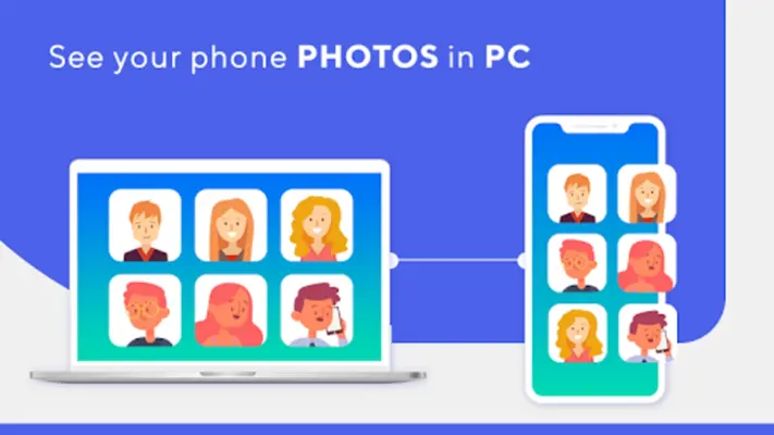 How to Connect your phone to PC - SMS, Photo on PC android App screenshot 0