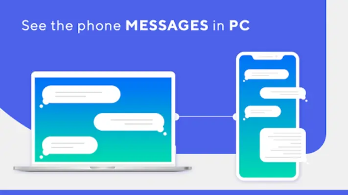 How to Connect your phone to PC - SMS, Photo on PC android App screenshot 2